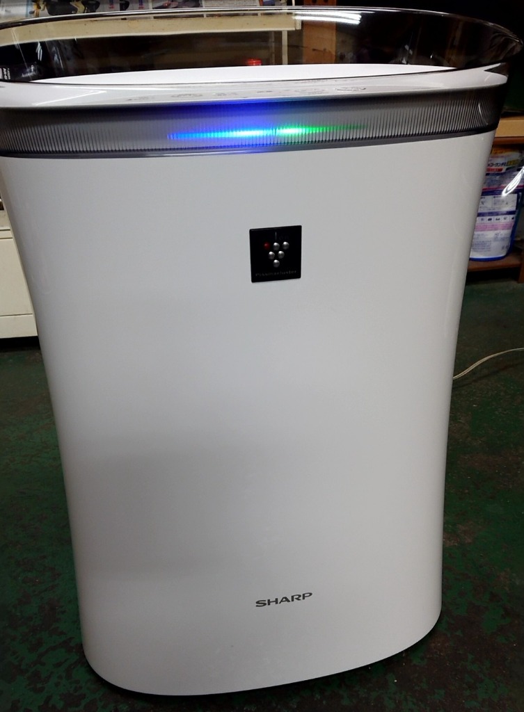 SHARP プラズマクラスター7000 薄型空気清浄機 FU-R50-W ホワイト 空気
