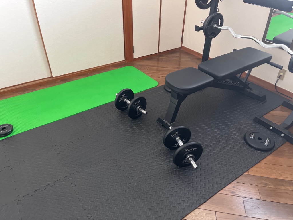 トレーニングマット 16枚 大判 厚手 ジョイントマット トレーニング