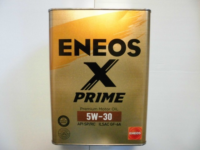 ENEOS X PRIME (エックスプライム) エンジンオイル 5W-30 SP/RC GF-6A