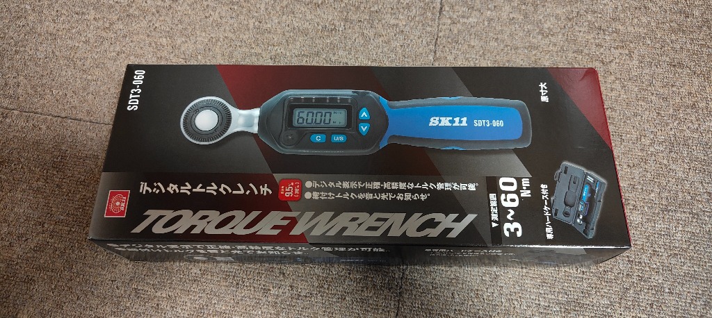 藤原産業 SK11 デジタルトルクレンチ SDT3-060 トルクレンチ（工具