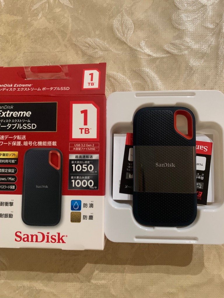 SanDisk（サンディスク） ポータブルSSD SDSSDE61-1T00-J25