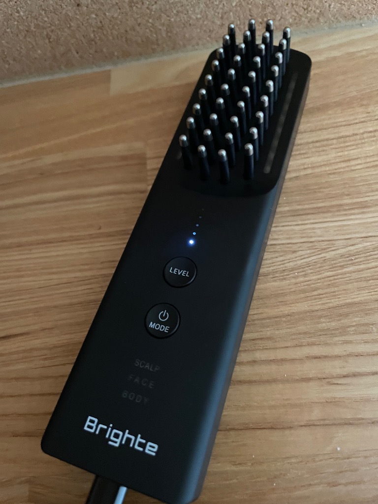 新型】Brighte ELEKI BRUSH PLUS エレキブラシ プラス 美顔器 頭皮ケア