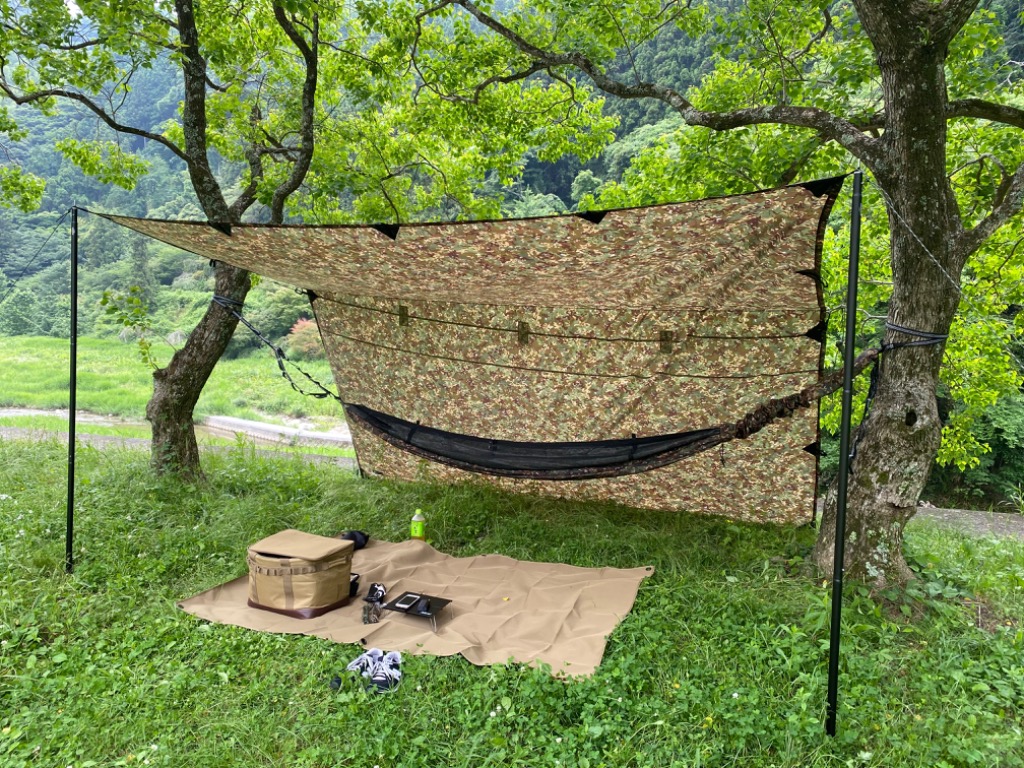 DDタープ 3.5m DD Tarp 3.5×3.5 DDハンモック 日よけ 防水 アウトドア