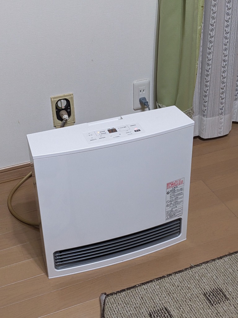 ノーリツ（NORITZ） ガスファンヒーター GFH-4007S スノーホワイト