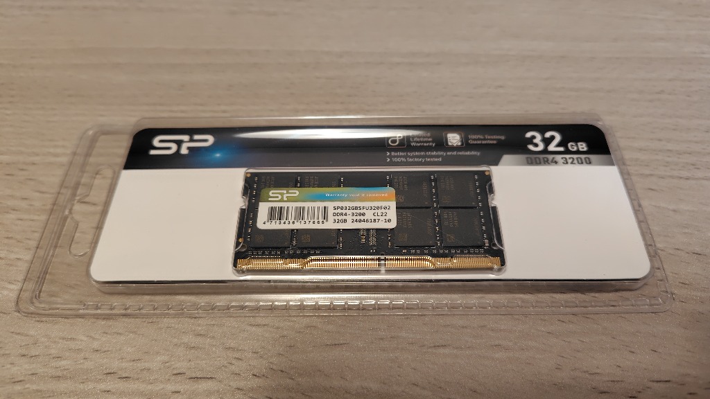 Silicon Power（シリコンパワー） pcメモリ 32gb ノートPC用メモリ