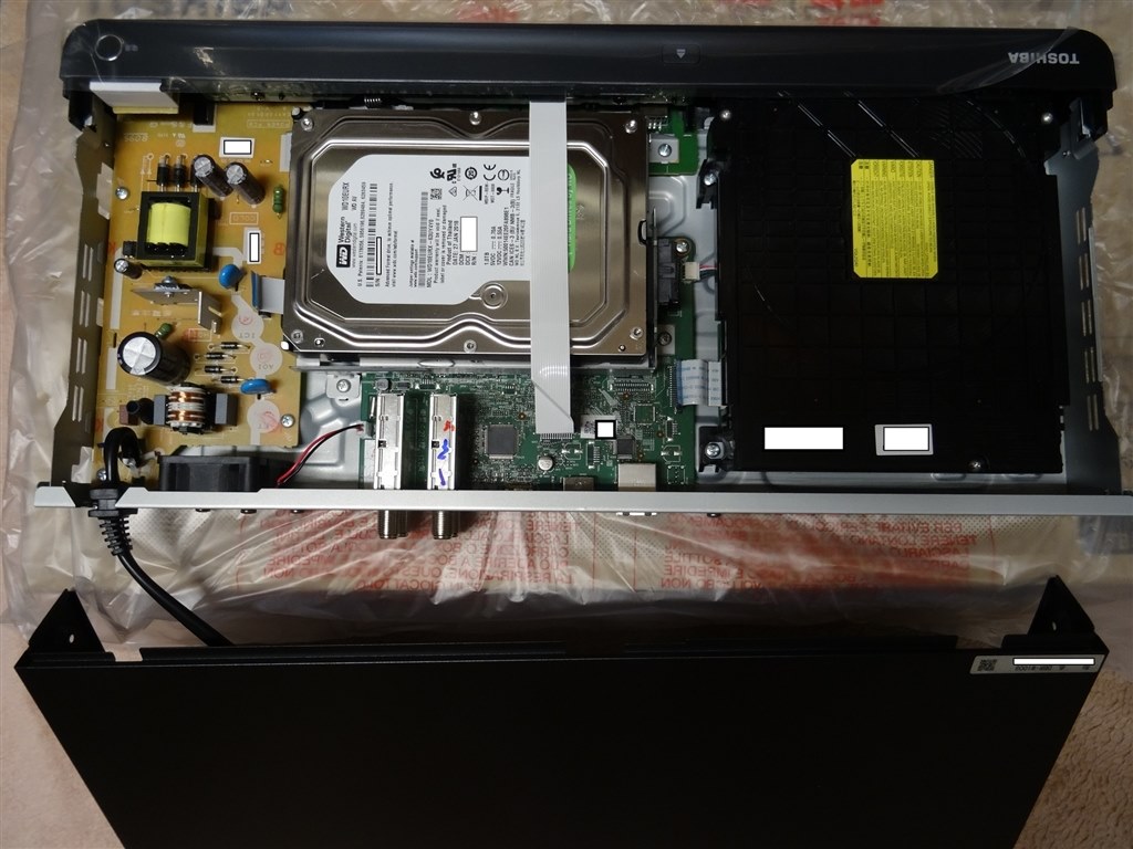 内蔵ディスク6TB換装でDRモード556時録画性能完成』 東芝 REGZA