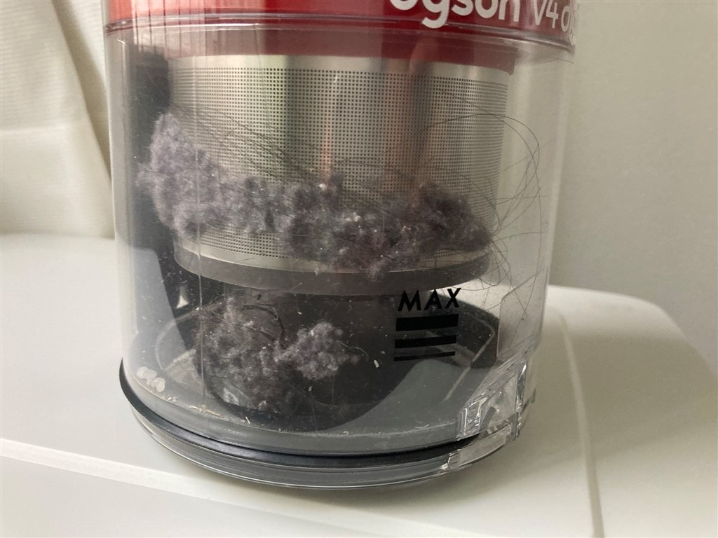 髪の毛がダストボックス絡まりすぎてゴミ捨てができなかった