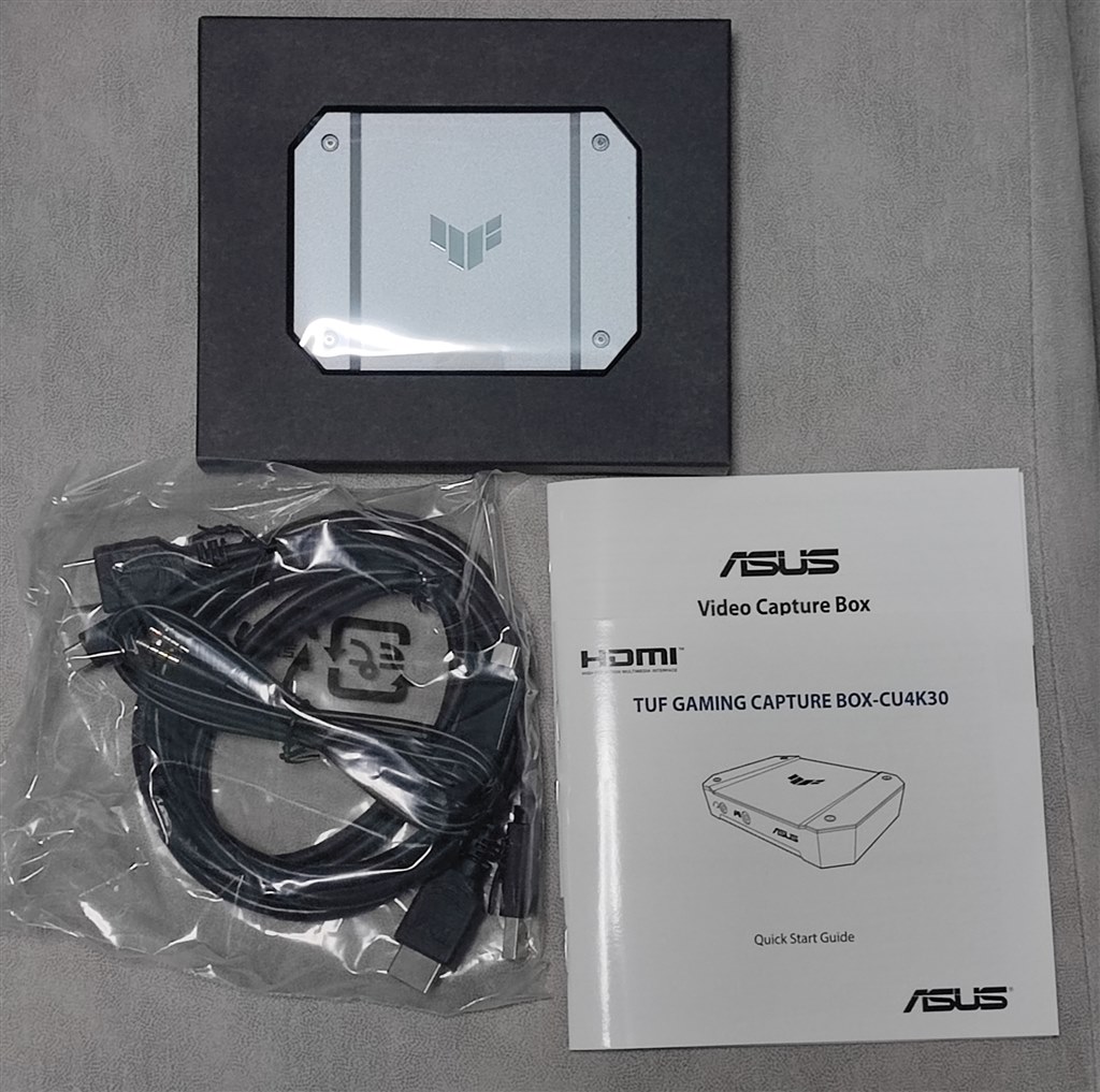 USB 3.2 Gen1だけは注意』 ASUS TUF GAMING CAPTURE BOX-CU4K30