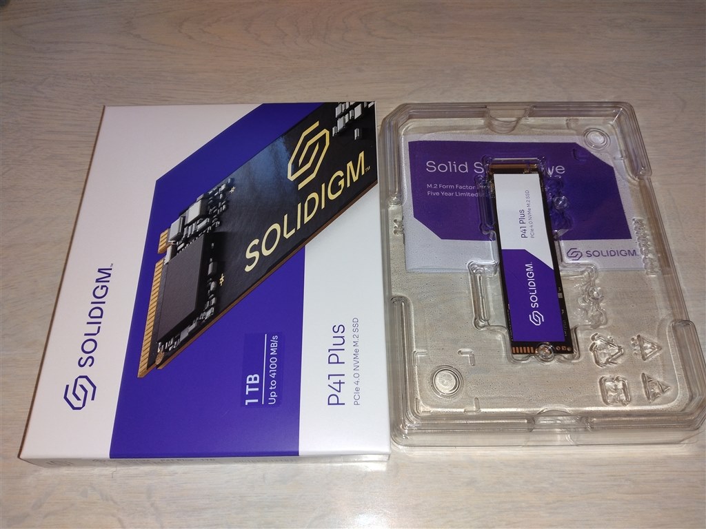 SSD創生期の一翼であったIntel-SSD』 Solidigm P41 Plus