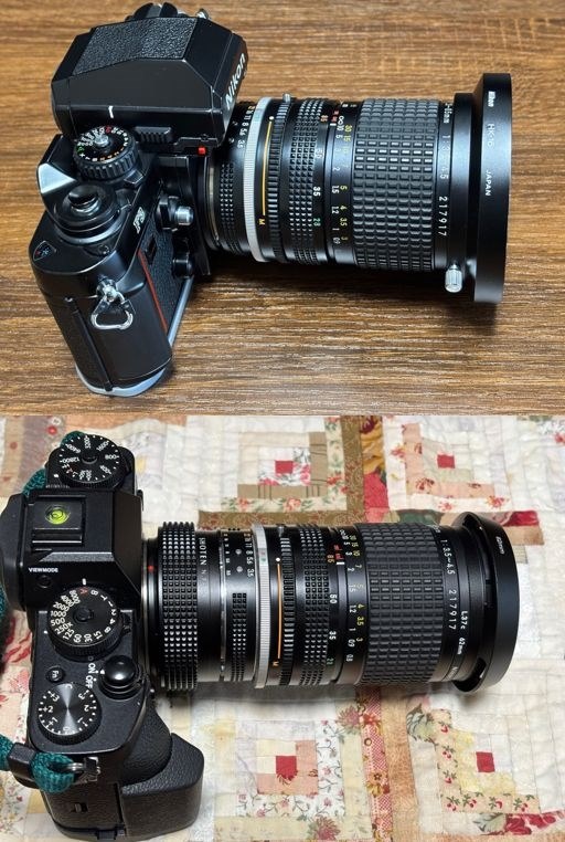 ニコンMFズームレンズを富士カメラXシリーズで使用した評価です