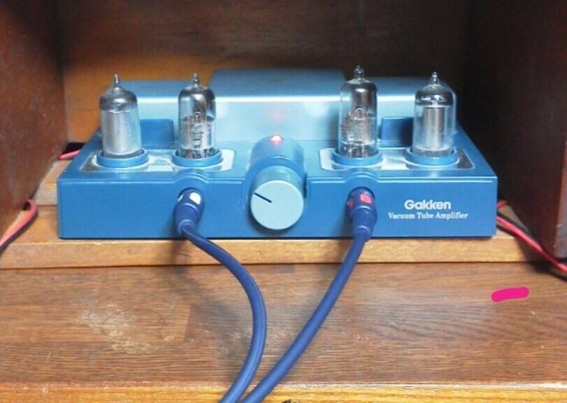 未開封品】学研 大人の科学 真空管アンプ 玩具であるが、そこそこ