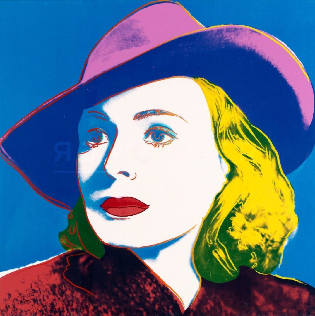 Ingrid Bergman With Hat 315 - Andy Warhol | Revolver Gallery