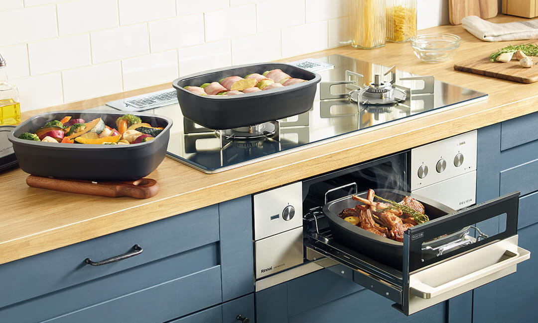 ザ・ココット：なにかとおいしくできる万能鍋 － リンナイ