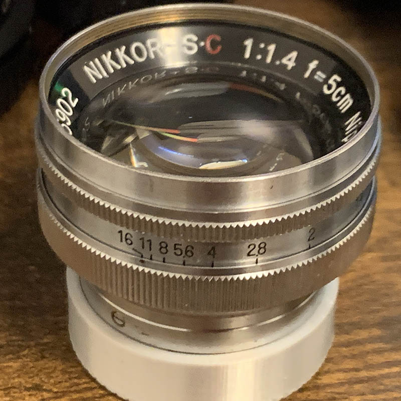 Repair: Nikkor-S.C 5cm f/1.4 (Early) | Richard Haw's Classic Nikon