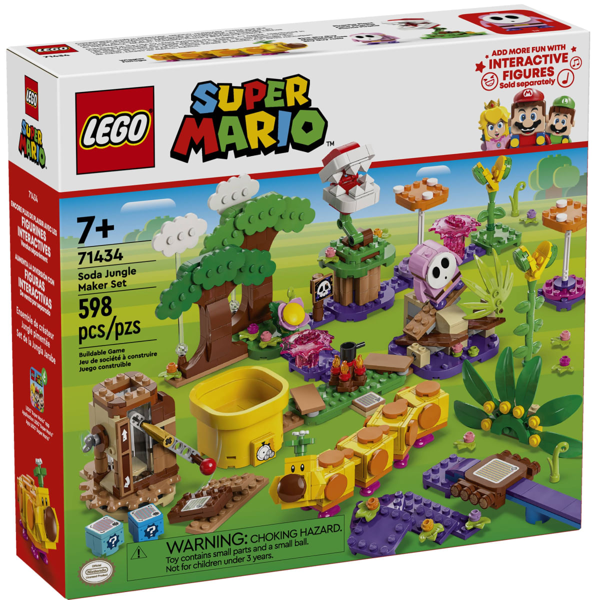 LEGO® Super Mario™ - Conjunto Soda Jungle Maker - Ri Happy