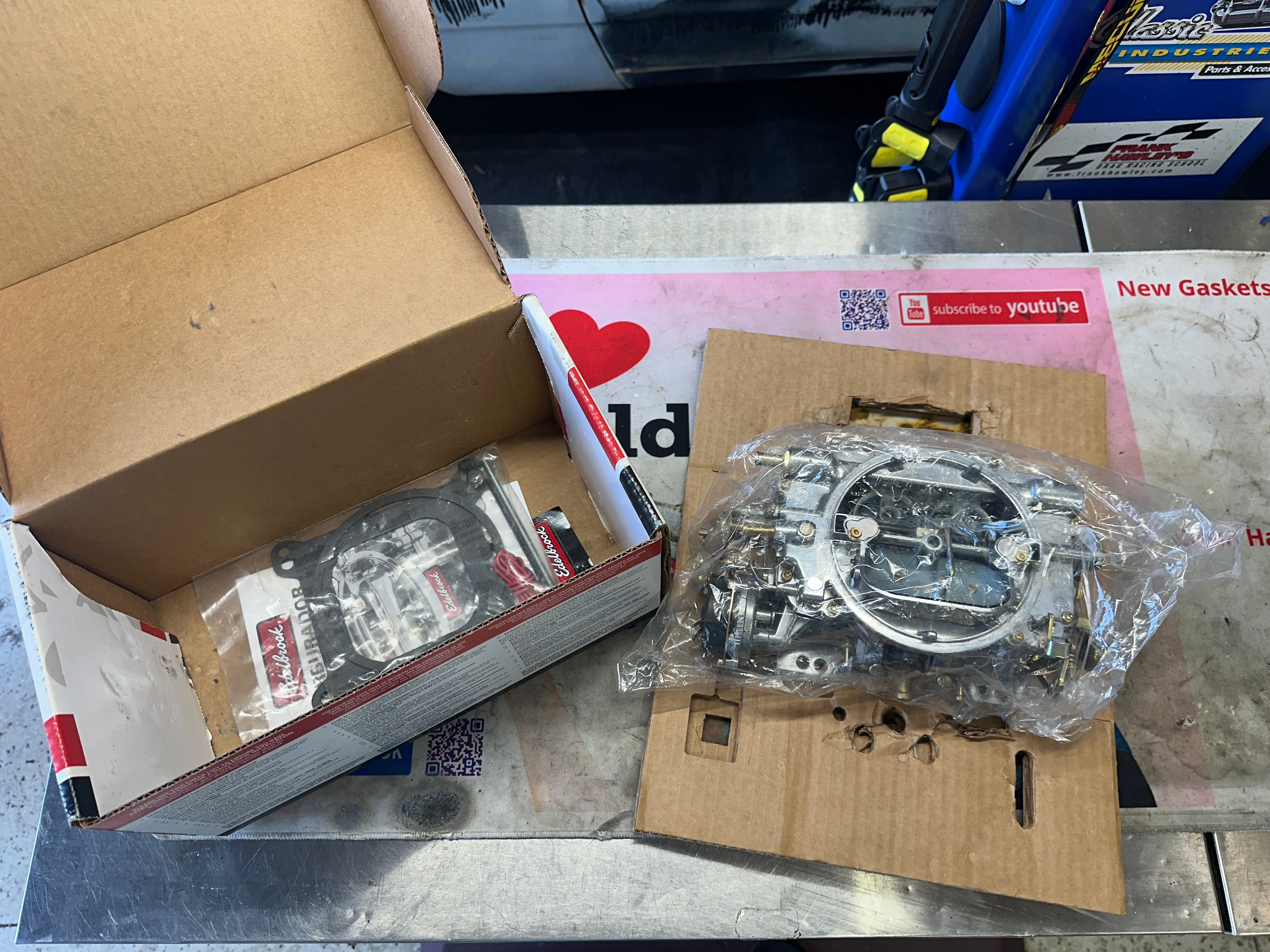 Edelbrock 1407 750 cfm manual choke, ready to run – Rileysrebuilds