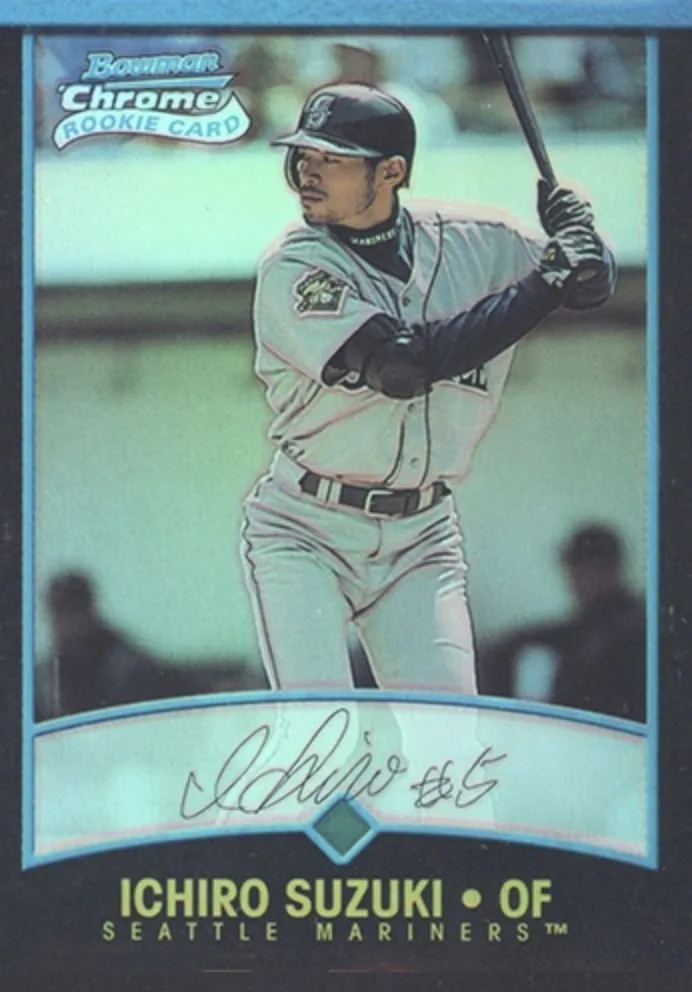 イチローのトップルーキーカード - Topps Ripped