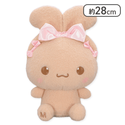 モカ】シナモロール ミルキーボア みみむすびBIGぬいぐるみ