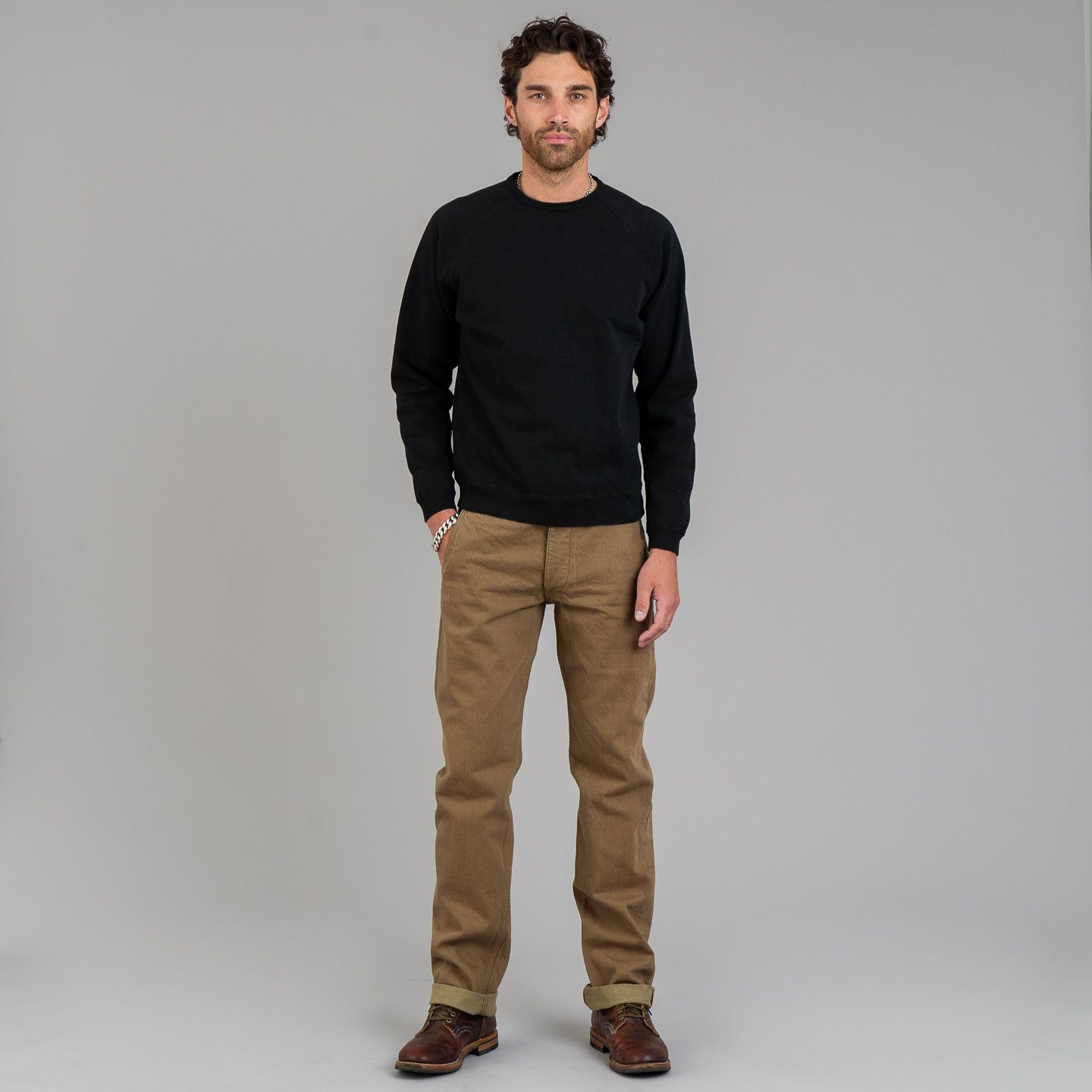 SJ42CP Heavyweight Chinos Khaki - Samurai | R&H
