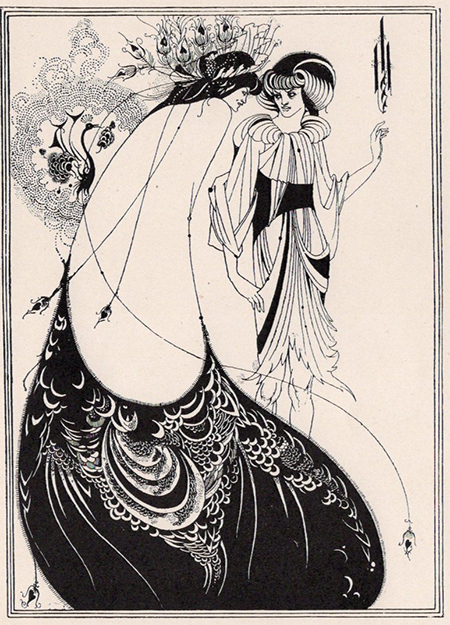 オスカー・ワイルド著『サロメ』オーブリー・ビアズリー画 1894年英語