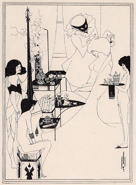 オスカー・ワイルド著『サロメ』オーブリー・ビアズリー画 1894年英語