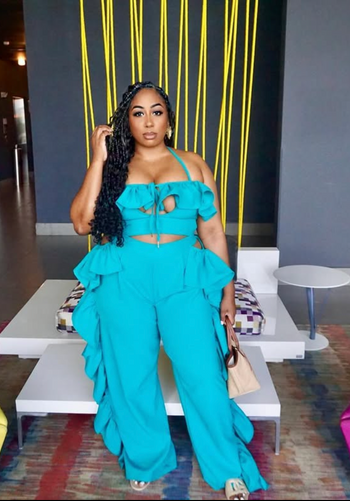 LILA PANT SET - APPLE – Rhea Imani