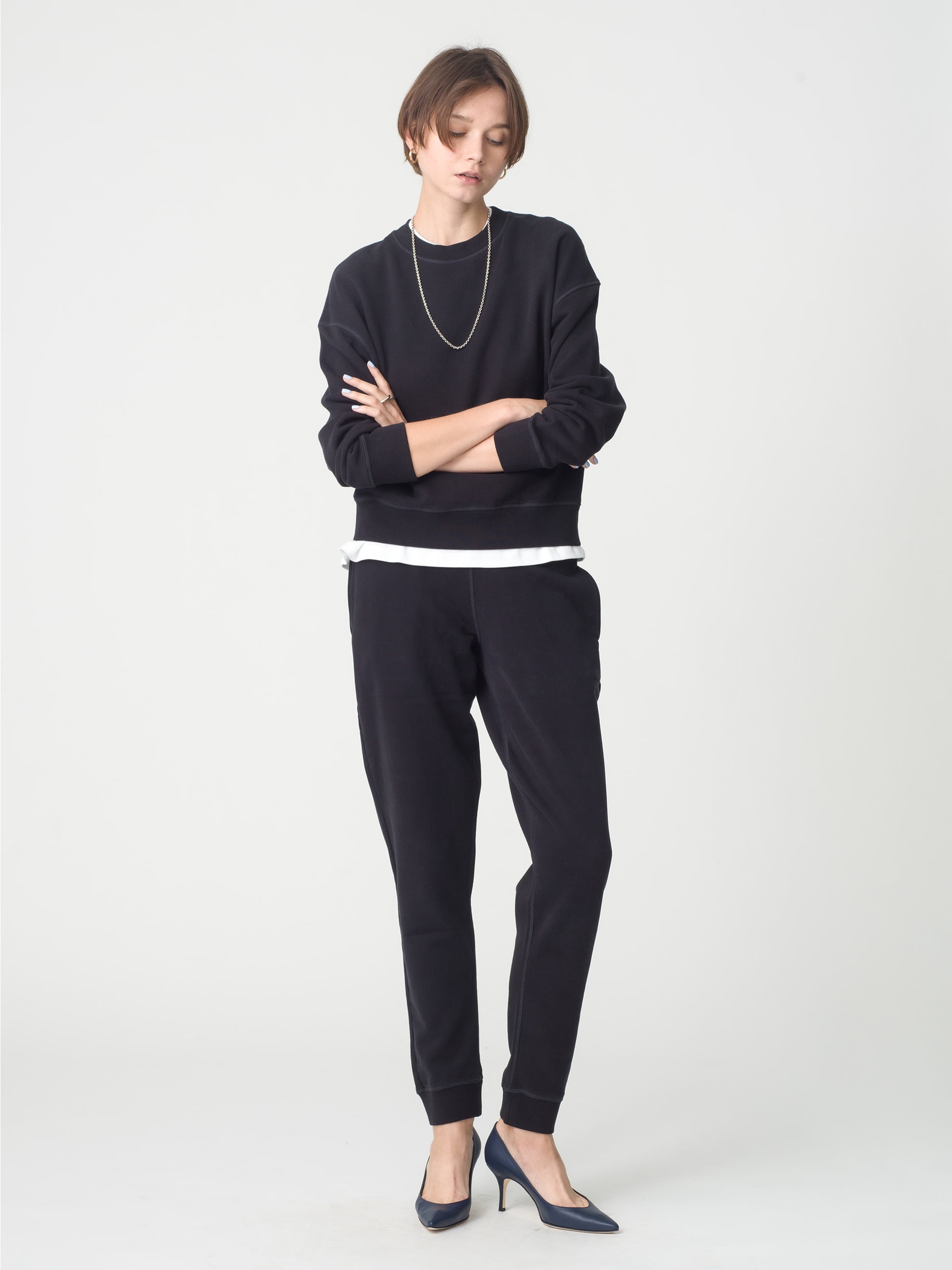 スウェット プルオーバー（グレー/ブラック）｜SUNSPEL(サンスペル