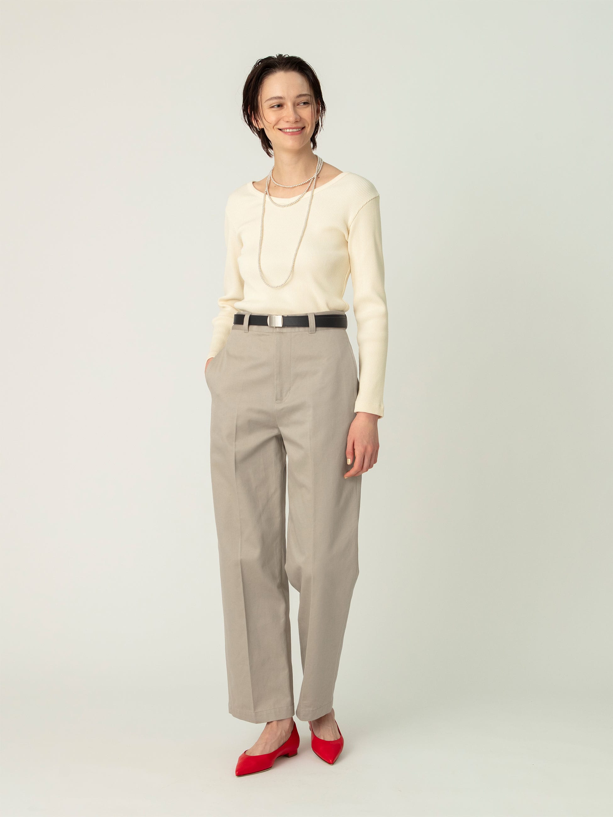 チノ パンツ（ベージュ/ネイビー）｜RH Vintage(アールエイチ