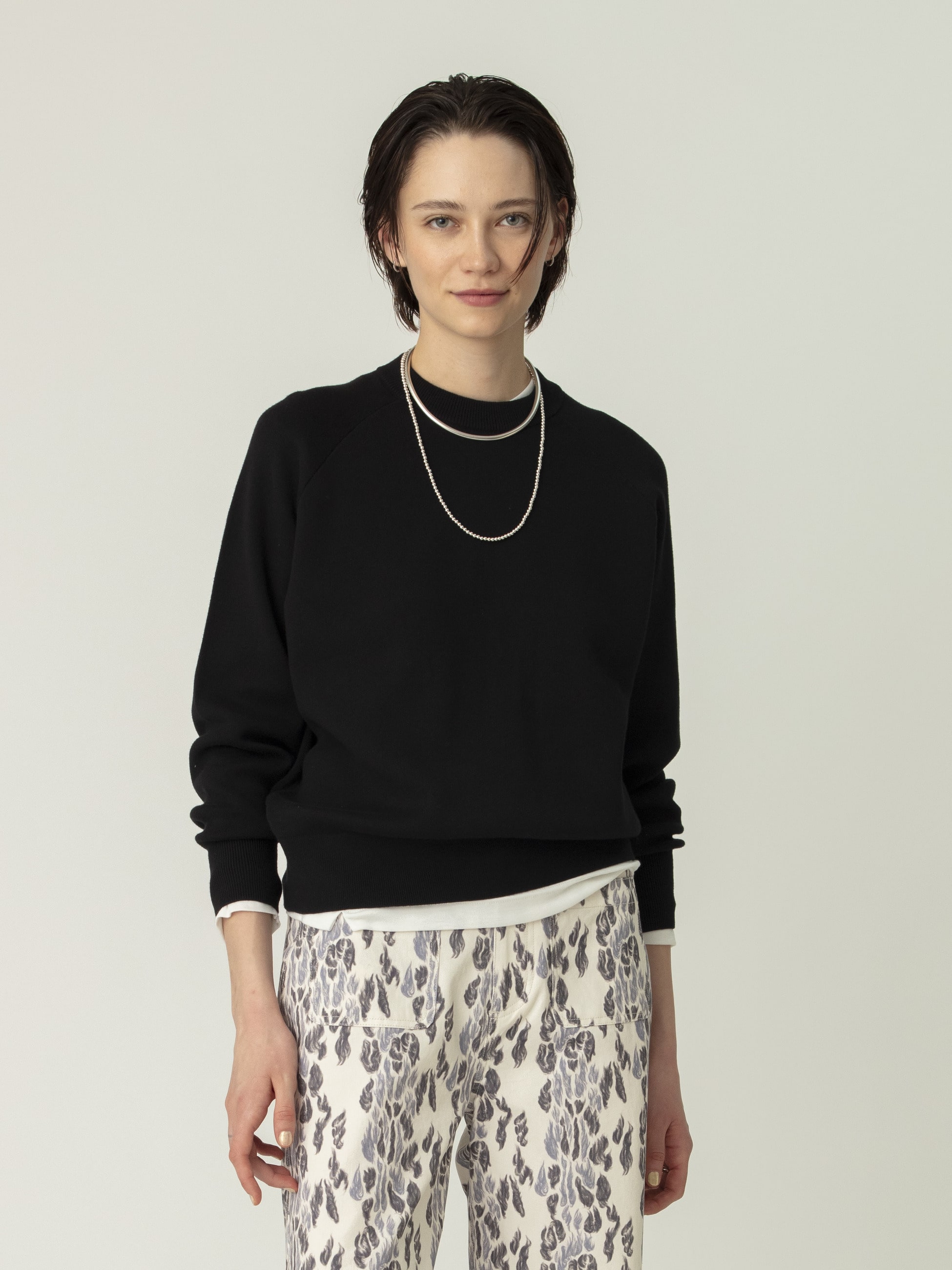 スヴィンコットン スムース ニット プルオーバー｜Ron Herman(ロン