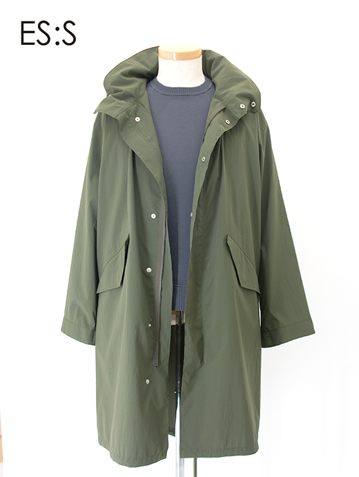 商品詳細ページ | ES:S/エス モッズコート/ポリエステルタイプライター