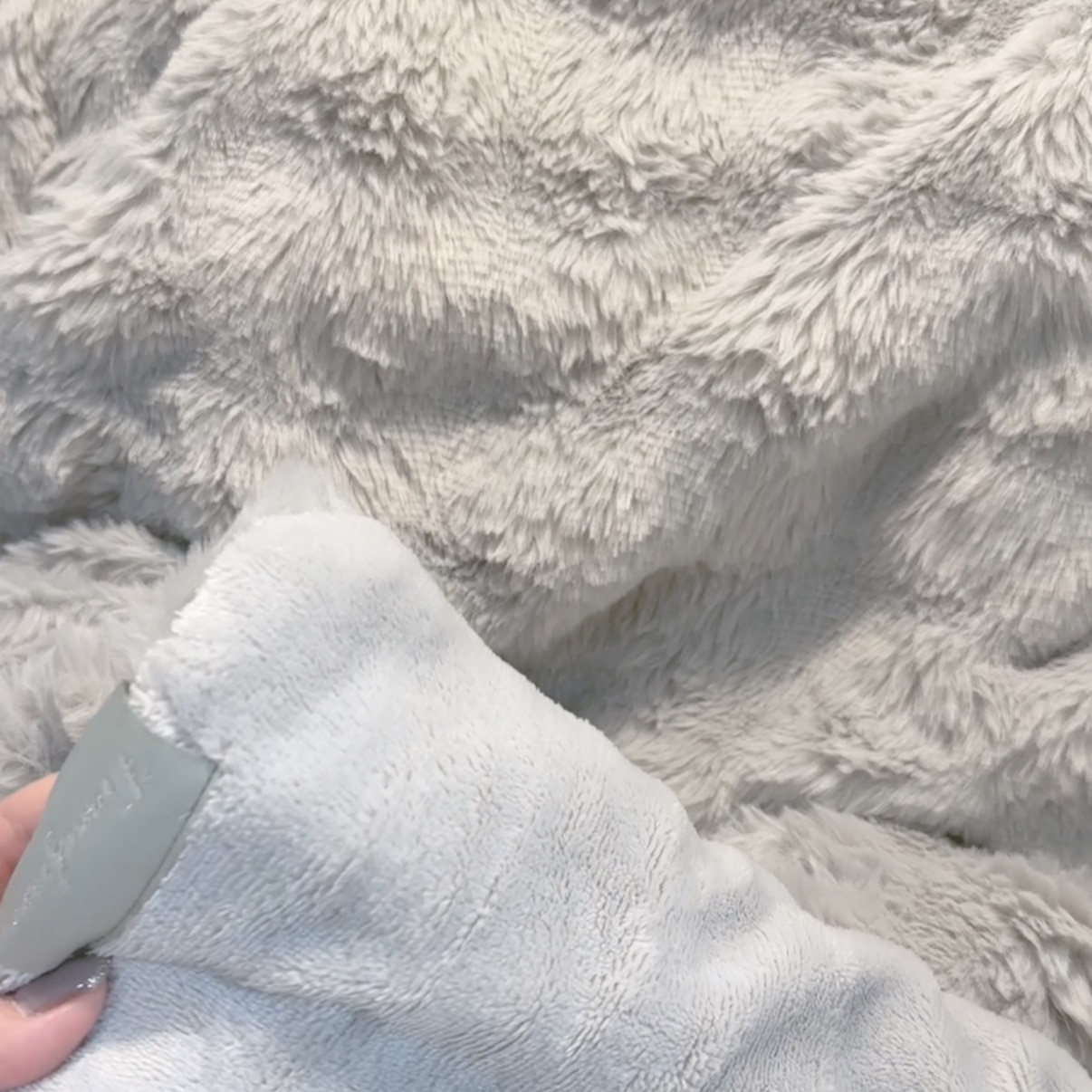 SALE／50%OFF】Francfranc ヒーター付きブランケット グレー フラン