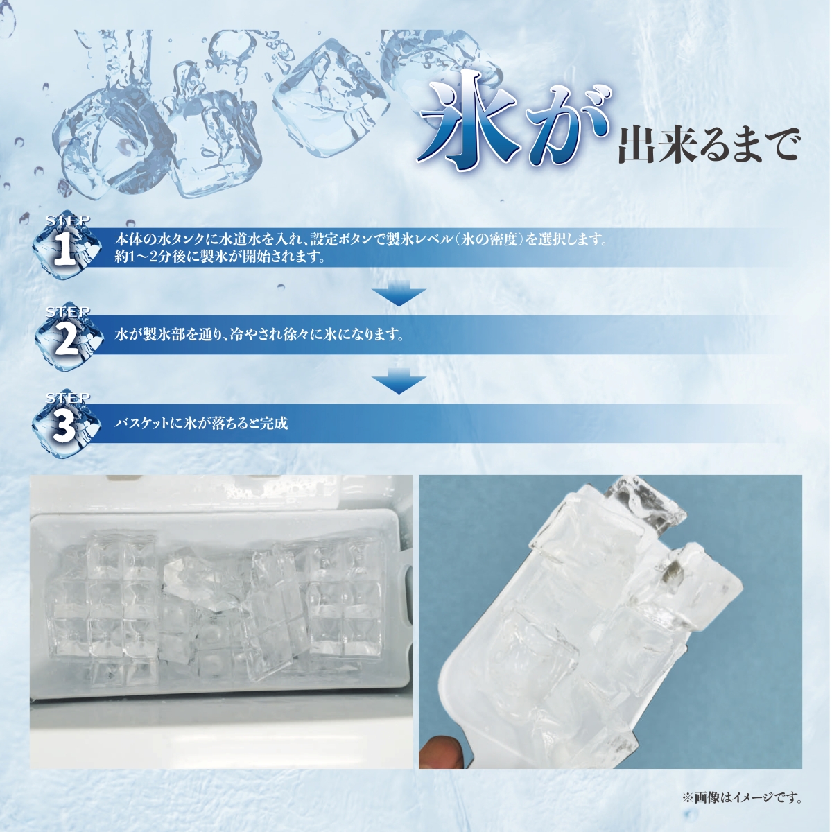 ROOMMATE 高速アイスメーカー クリアロックmini - ROOMMATE