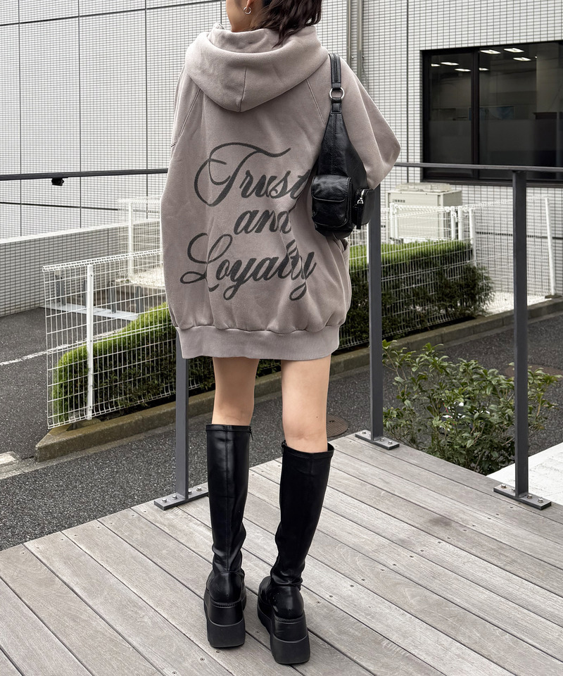 ピグメントドルマンパーカーワンピース｜SPIRALGIRL スパイラルガール