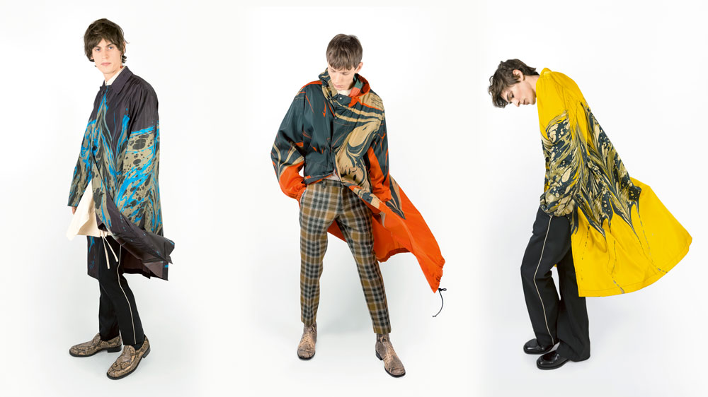 Dries Van Noten Releases Limited-Edition Marble Print Raincoats