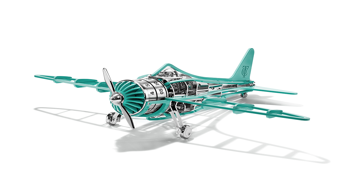 Tiffany & Co. and L'Epee Created an Airplane-Shaped Desk Clock