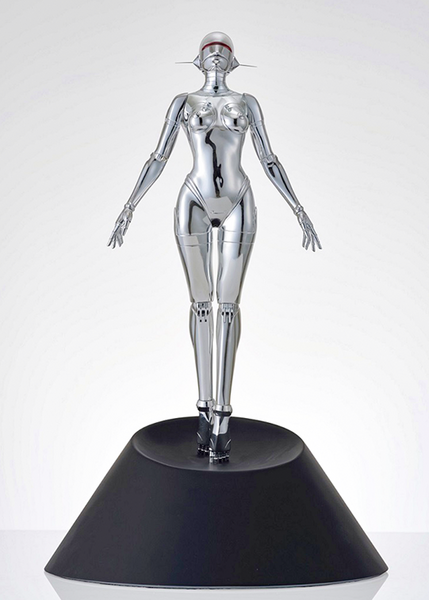 世界初披露】空山基氏デザイン 全長7mの巨大なセクシーロボット 渋谷