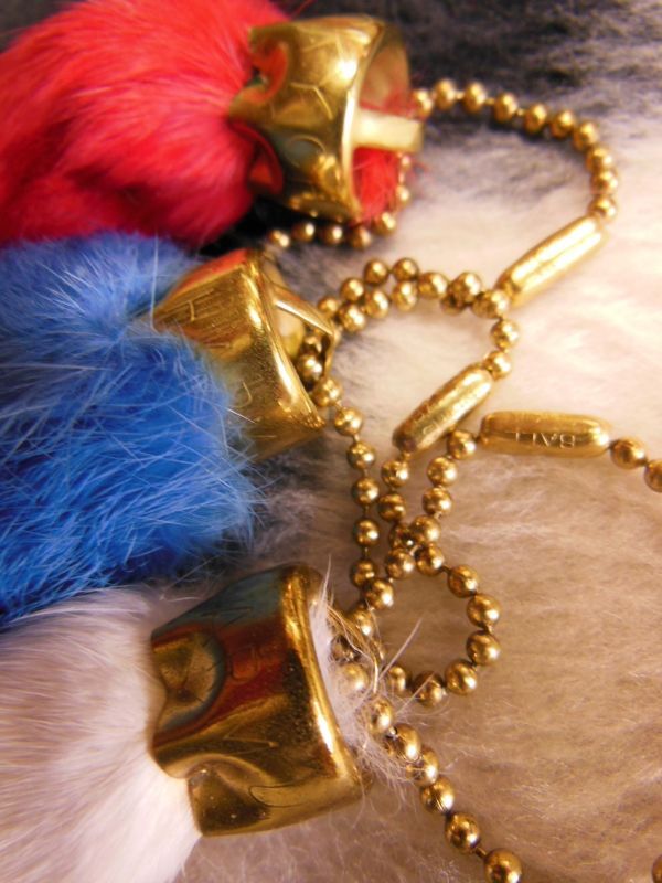 162/赤染75mm/1950'S NOS LUCKY RABBIT FOOT CHARM/ビンテージ