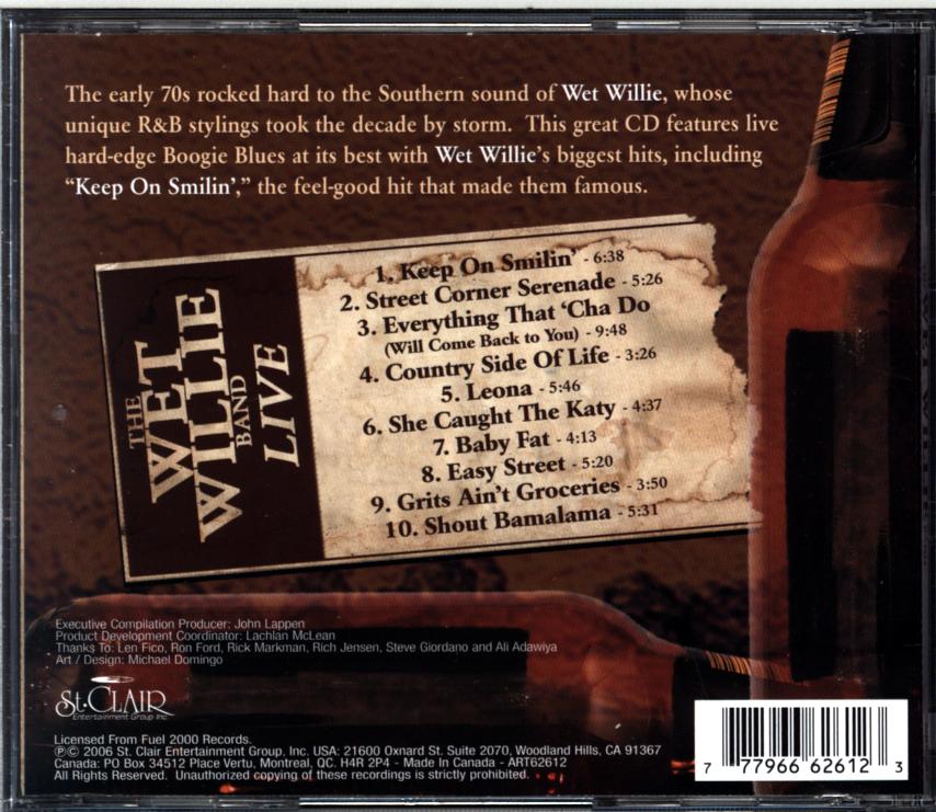 The Wet Willie Band-The Wet Willie Band -CD - Rockers Records