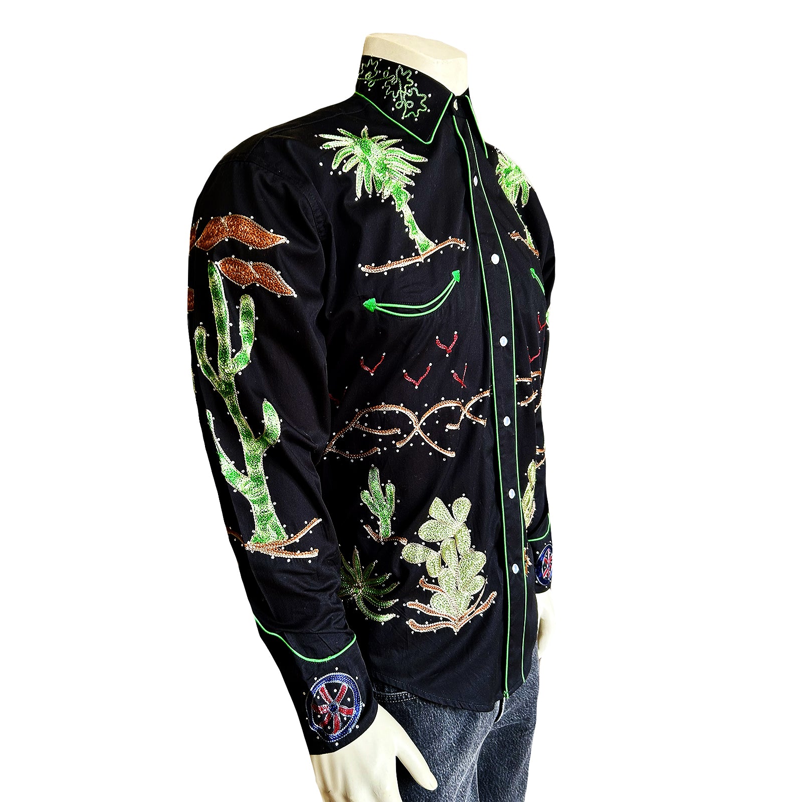 Rockmount Men's Black Porter Wagoner Vintage Western Shirt