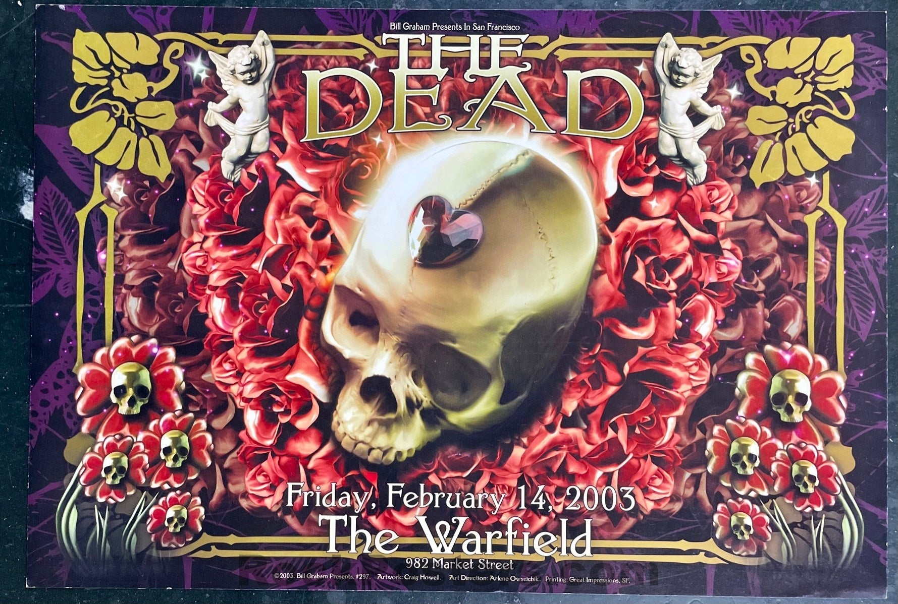 BGP-297 - The Dead - Bob Weir - Craig Howell - 2003 Poster