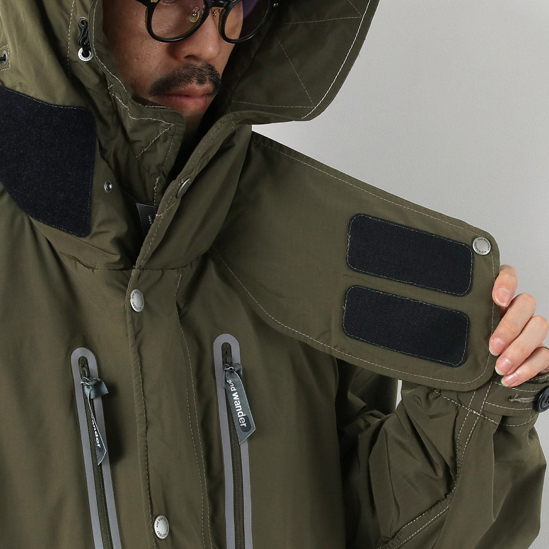 AND WANDER（アンドワンダー） フィッシュテール オクタ コート