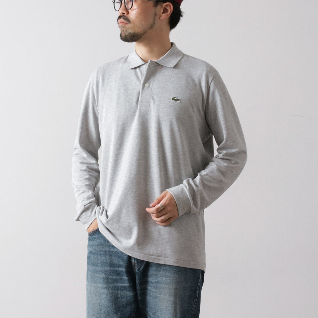 LACOSTE（ラコステ） ロングスリーブ ポロシャツ / 長袖 リブカラー