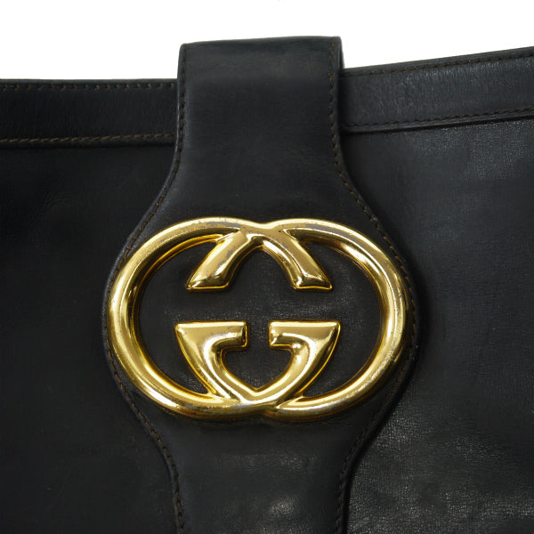 OLD Gucci 80s!GG金具バケツ型ショルダー（黒） – Vintage Shop Rococo