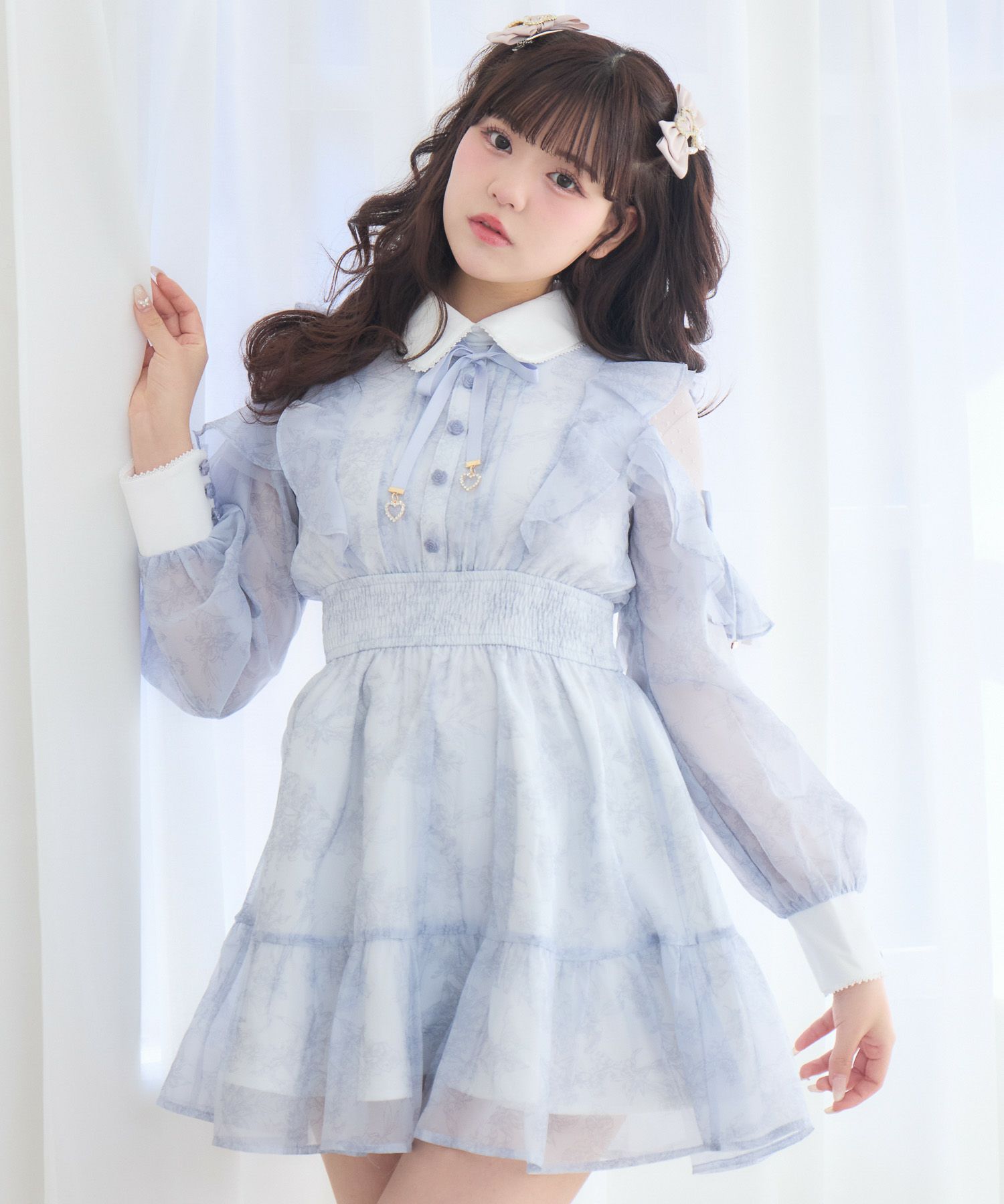 花柄ミニワンピース | Rlab store