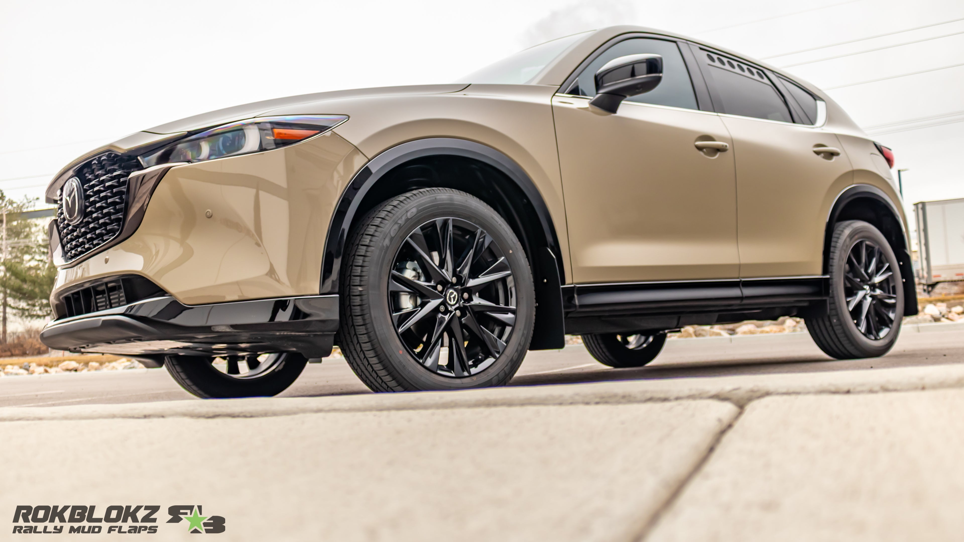 Mazda CX-5 2022-2025 Rally Mud Flaps — RokBlokz