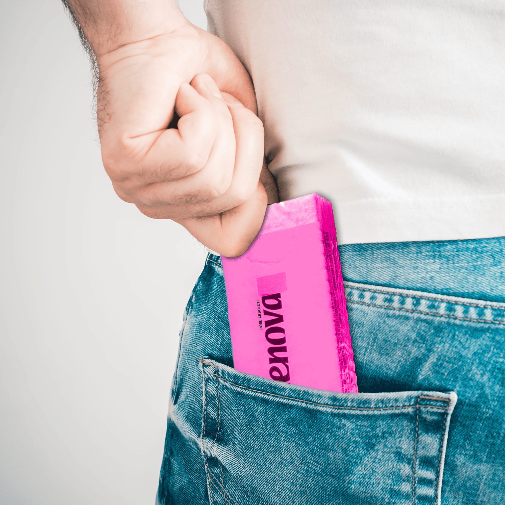 Pink Pocket Tissue 42-Pack | Renova | 3-Ply