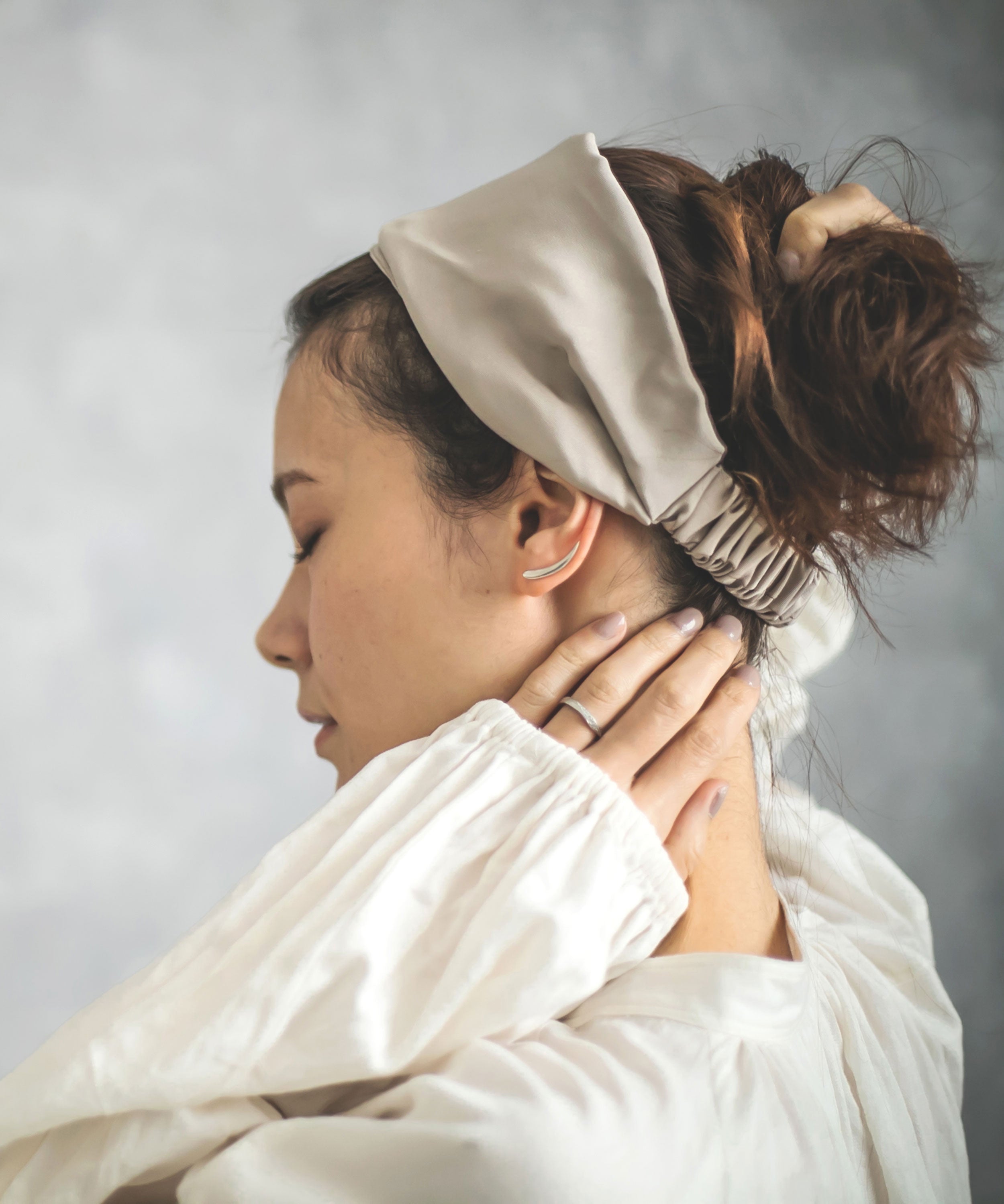 Do white プラス 潤エッティマスク ヘアバンド ショップ Do white