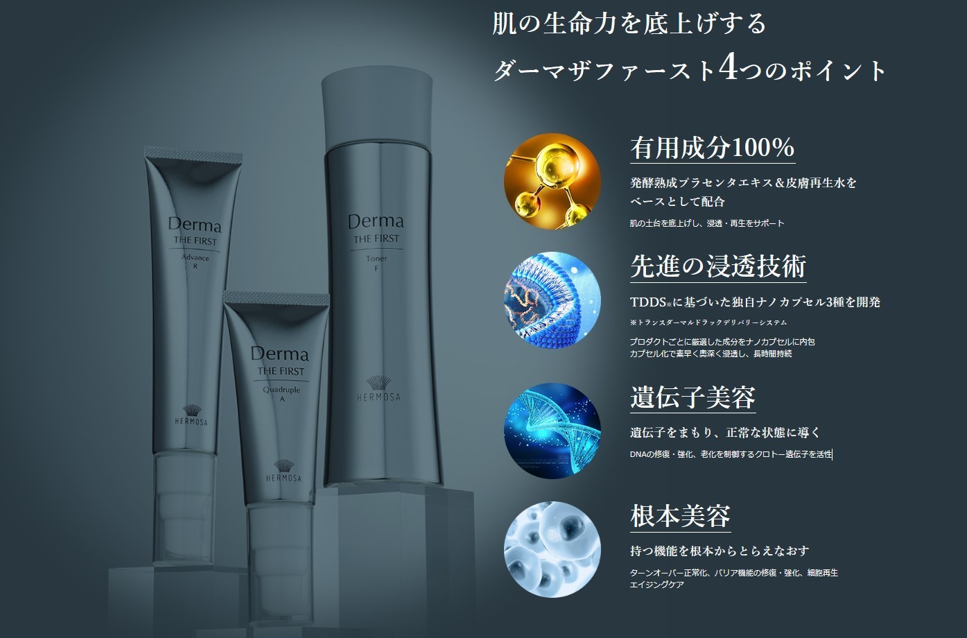 エルモサ ダーマザファーストシリーズ 3点セット エルモサ（HERMOSA