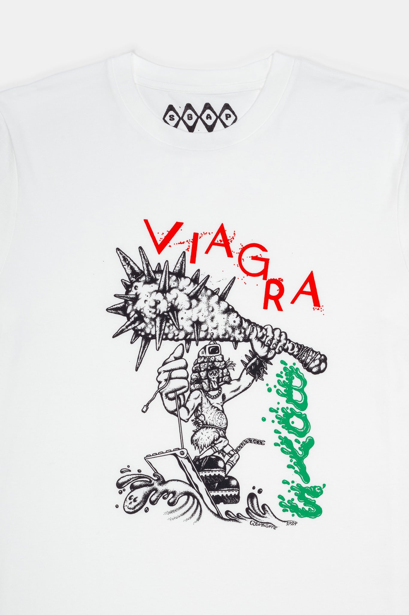 SURF T-SHIRT (WHITE) – Viagra Boys Official Merchandise