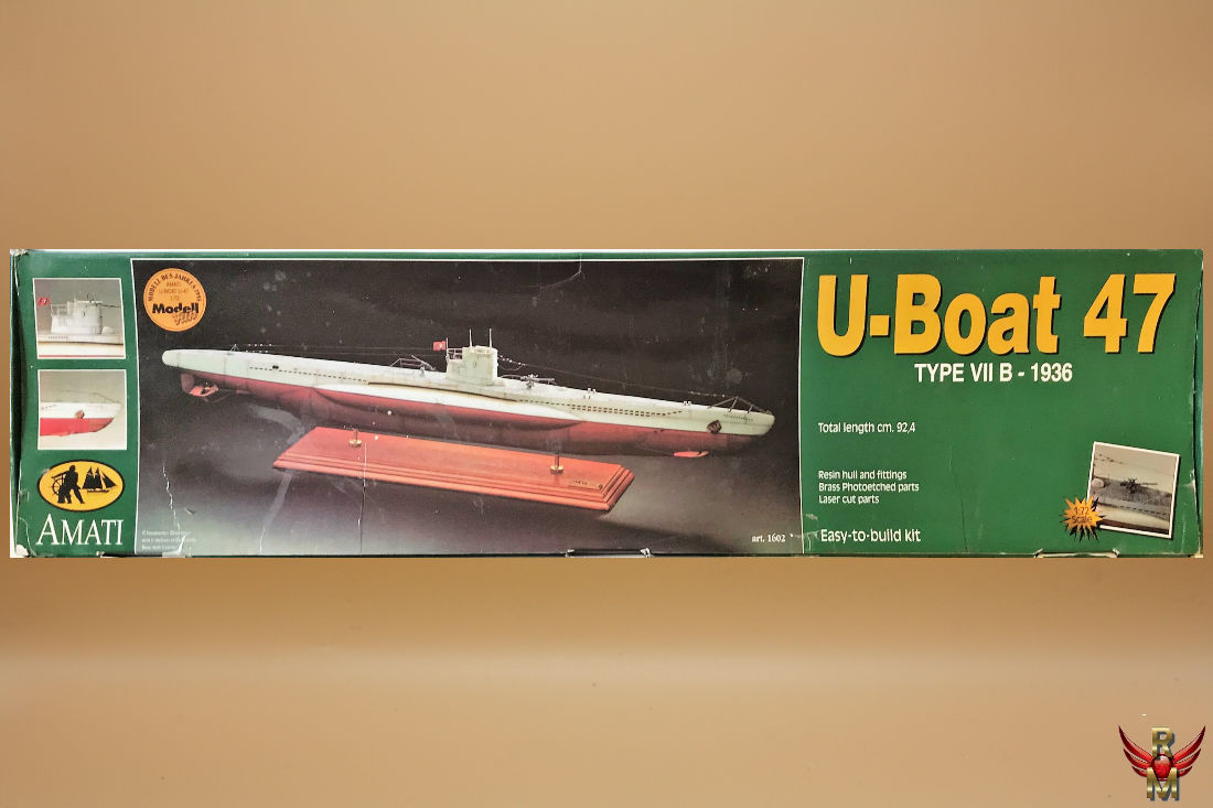 Rowasp ModelbouwAmati 1/72 U-Boat 47 Type VIIB 1936 - Rowasp Modelbouw
